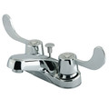 Kingston Brass 4" Centerset Bathroom Faucet, Polished Chrome GKB181